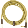 Кабель инструментальный FENDER CABLE DELUXE SERIES 15' ANGLED TWEED