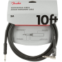 Kabel instrumentalny FENDER CABLE PROFESSIONAL SERIES 10' ANGLED BLACK