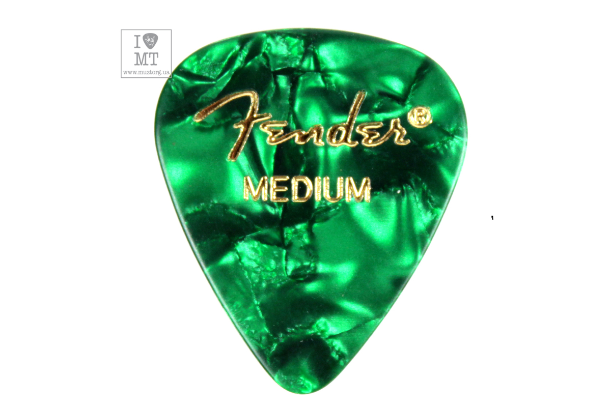 Mediátor FENDER 351 GREEN PICK GROSS MEDIUM