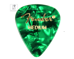 FENDER 351 GREEN PICK GROSS MEDIUM