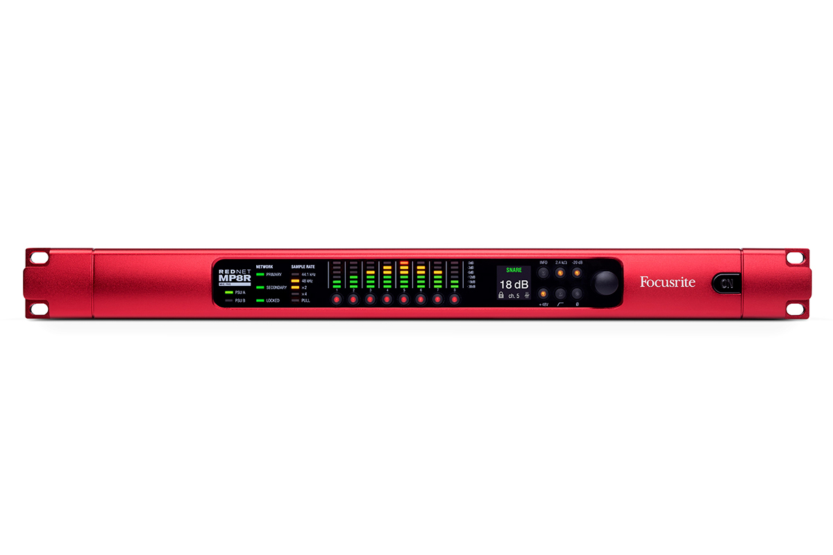 Przedwzmacniacz mikrofonowy FOCUSRITE RedNet MP8R