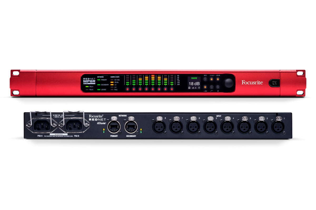 Przedwzmacniacz mikrofonowy FOCUSRITE RedNet MP8R