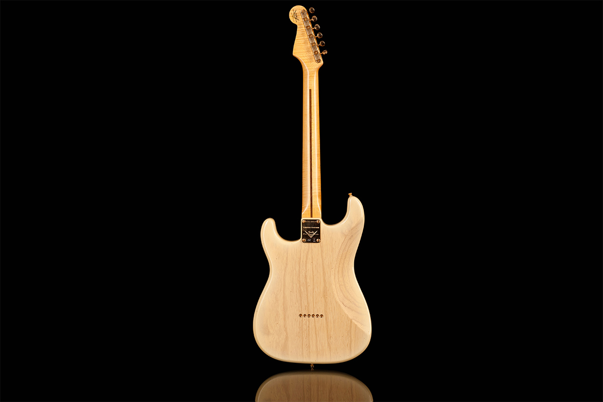 Gitara elektryczna FENDER CUSTOM SHOP LIMITED EDITION '55 HARDTAIL STRATOCASTER JOURNEYMAN RELIC GOLD HARDWARE NATURAL BLONDE