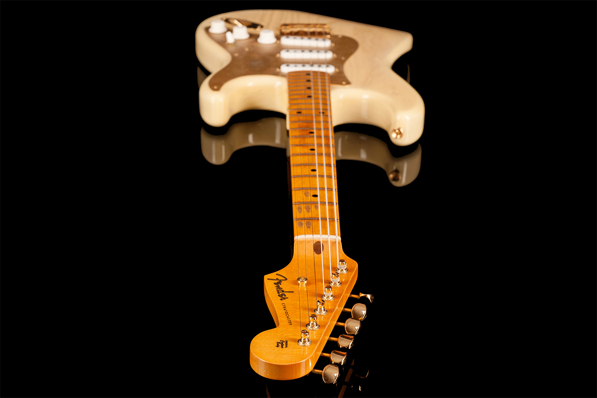 Gitara elektryczna FENDER CUSTOM SHOP LIMITED EDITION '55 HARDTAIL STRATOCASTER JOURNEYMAN RELIC GOLD HARDWARE NATURAL BLONDE