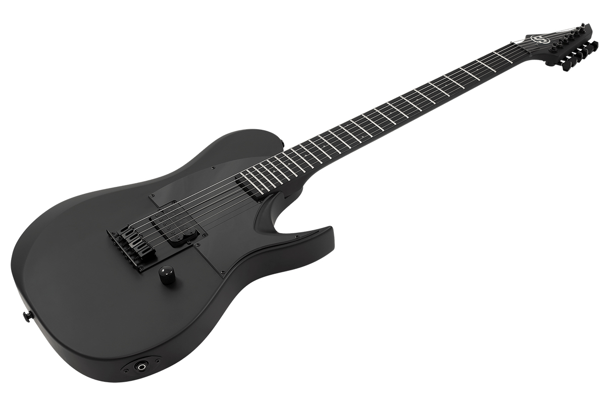 Elektrická kytara S by Solar TYPE TB TB4.61C-E SINGLE PICKUP CARBON BLACK MATTE