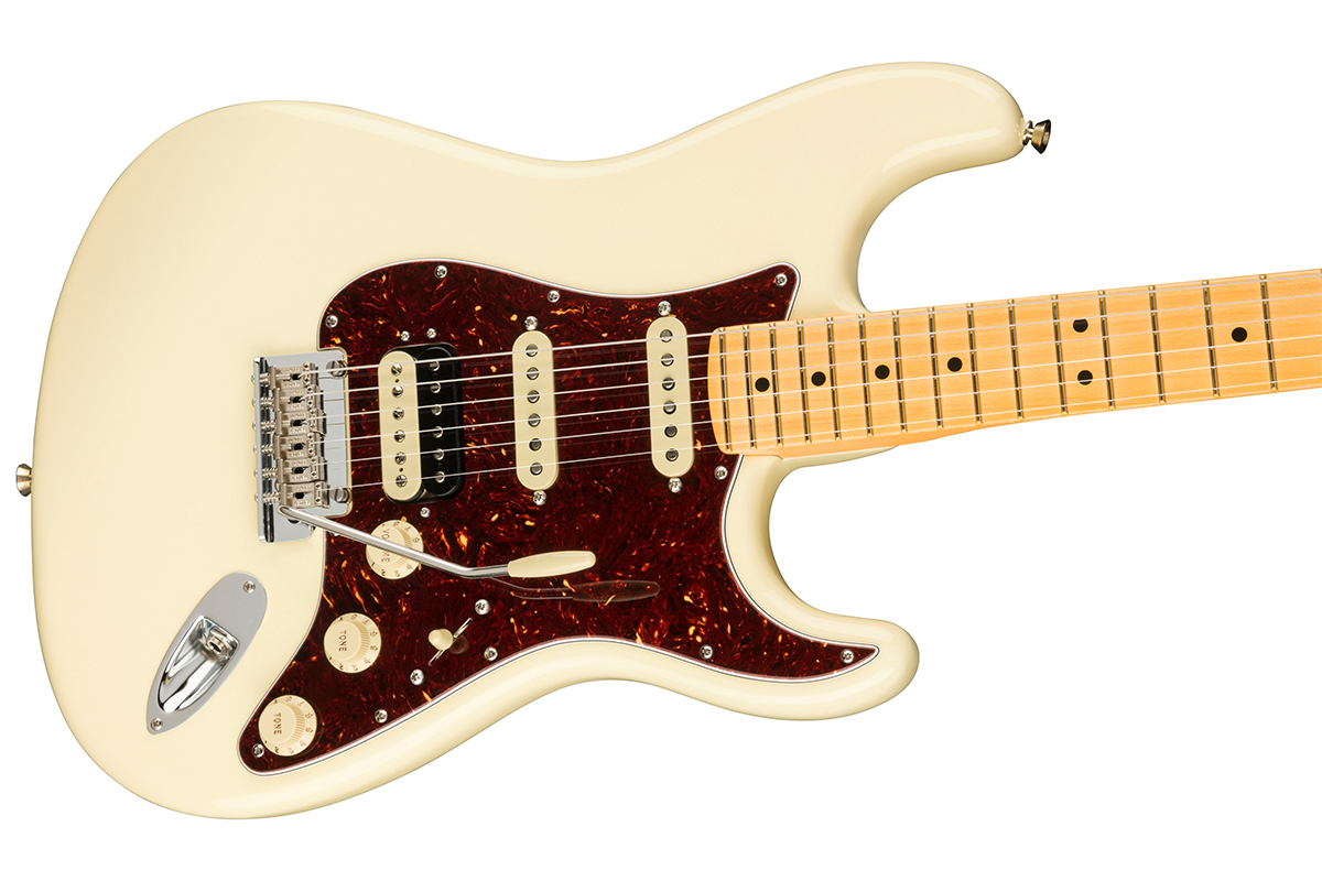 Электрогитара FENDER AMERICAN PRO II STRATOCASTER HSS MN OLYMPIC WHITE