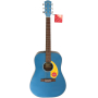 Гітара акустична FENDER CD-60S FSR BLUE PEARL w/YELLOW PICKGUARD