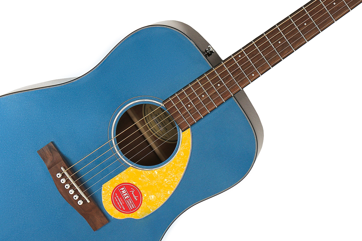 Гітара акустична FENDER CD-60S FSR BLUE PEARL w/YELLOW PICKGUARD