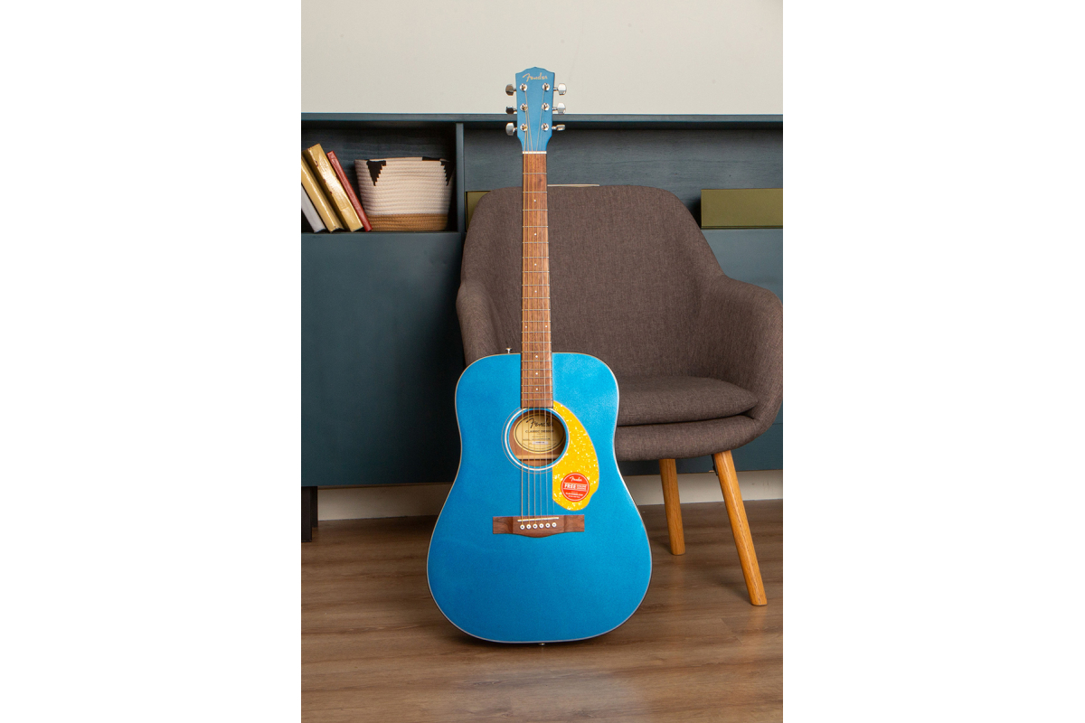 Гітара акустична FENDER CD-60S FSR BLUE PEARL w/YELLOW PICKGUARD