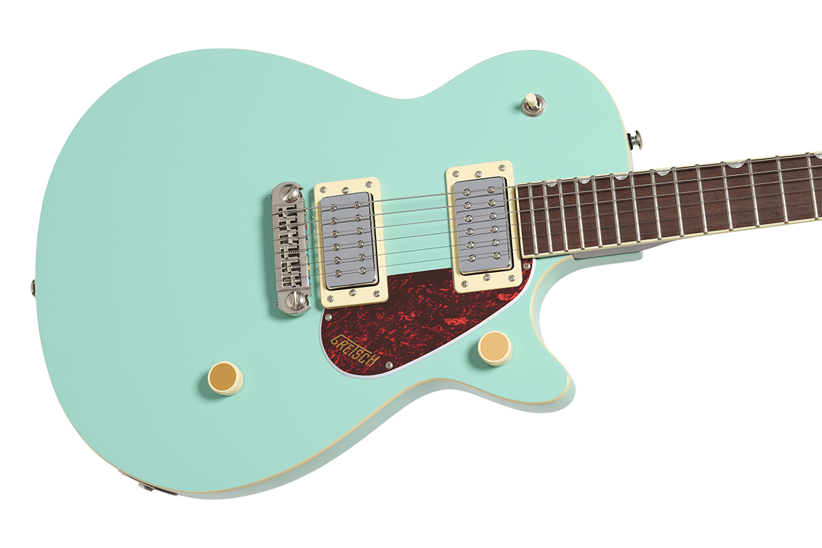 Gitara elektryczna GRETSCH STREAMLINER JET CLUB SINGLE-CUT Z WRAPAROUND MINT METALLIC