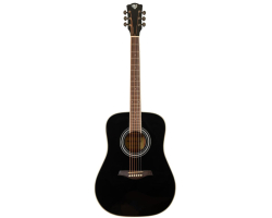 Гитара акустическая ROCKDALE Maverick D6 BLACK Gloss Гитара акустическая ROCKDALE Maverick D6 BLACK Gloss