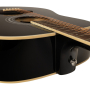 Akustická kytara ROCKDALE Maverick D6 BLACK Gloss