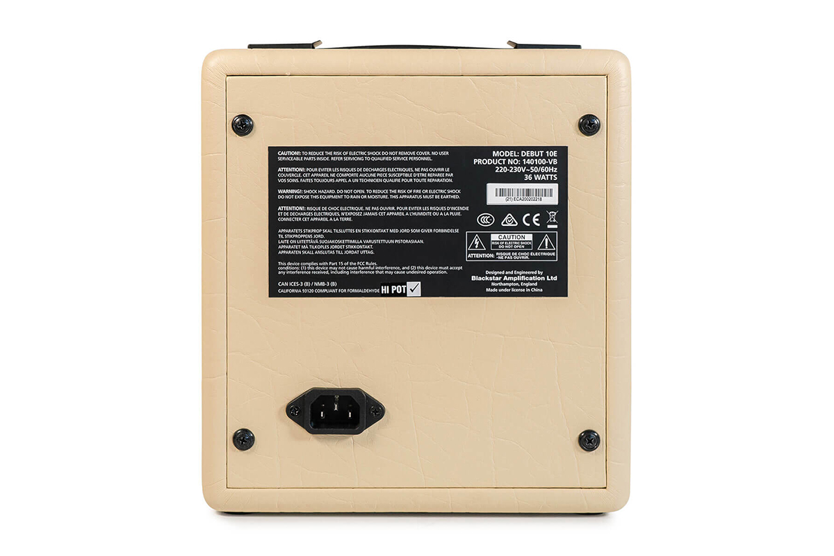 Гітарний комбопідсилювач BLACKSTAR DEBUT 10E CREAM