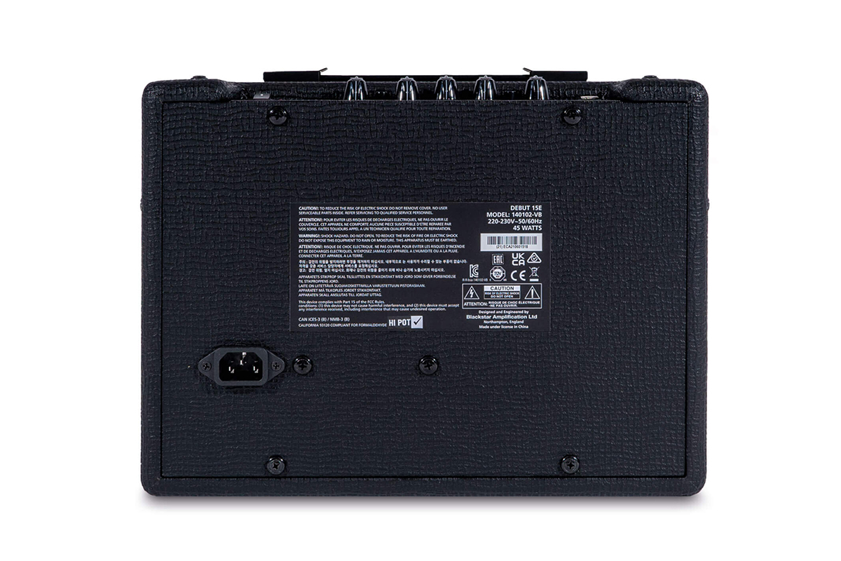Гітарний комбопідсилювач BLACKSTAR DEBUT 15E BLACK