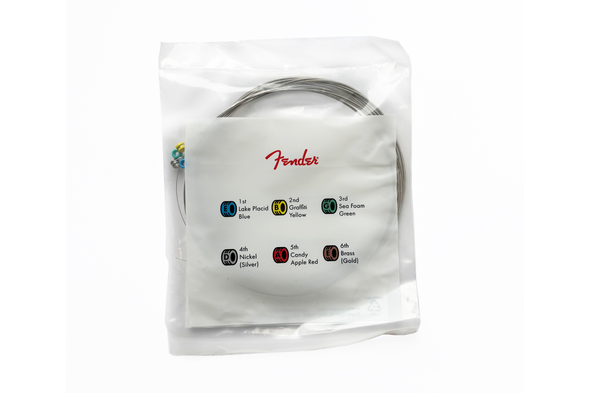 Struny do gitar elektrycznych FENDER 150R Transparent Pack
