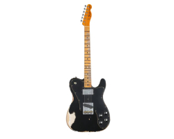 FENDER CUSTOM SHOP LIMITED EDITION '70S TELECASTER CUSTOM HEAVY RELIC AGED BLACK