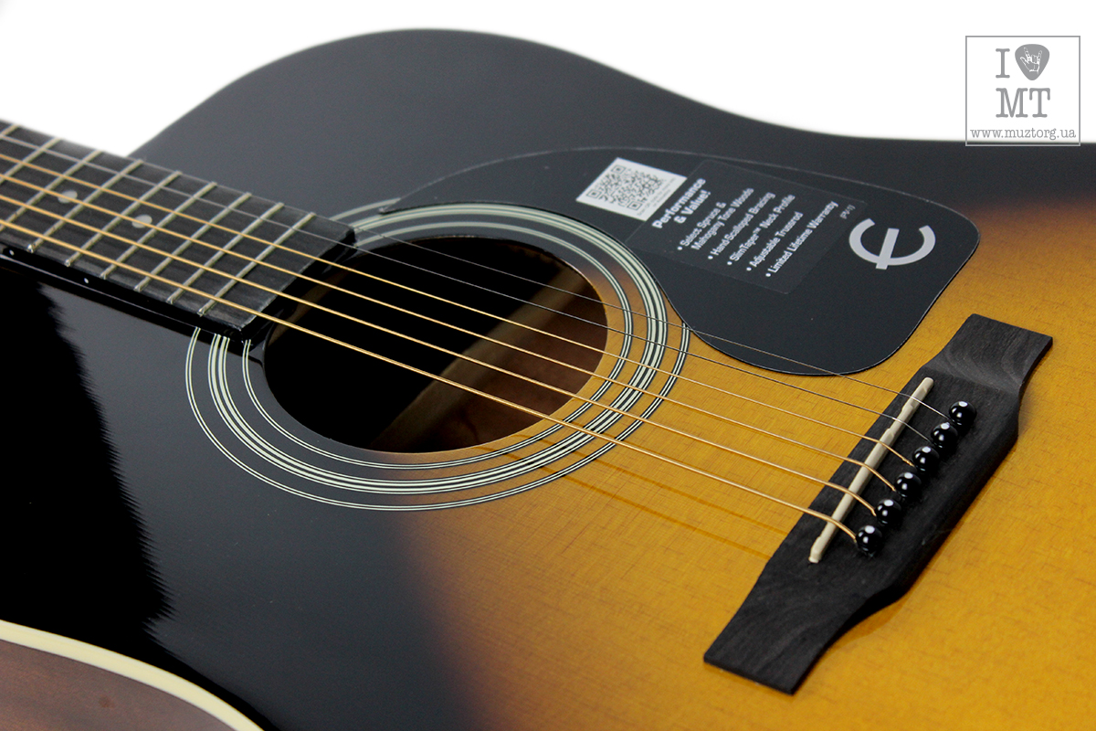 Гитара акустическая EPIPHONE DR-100 VSB