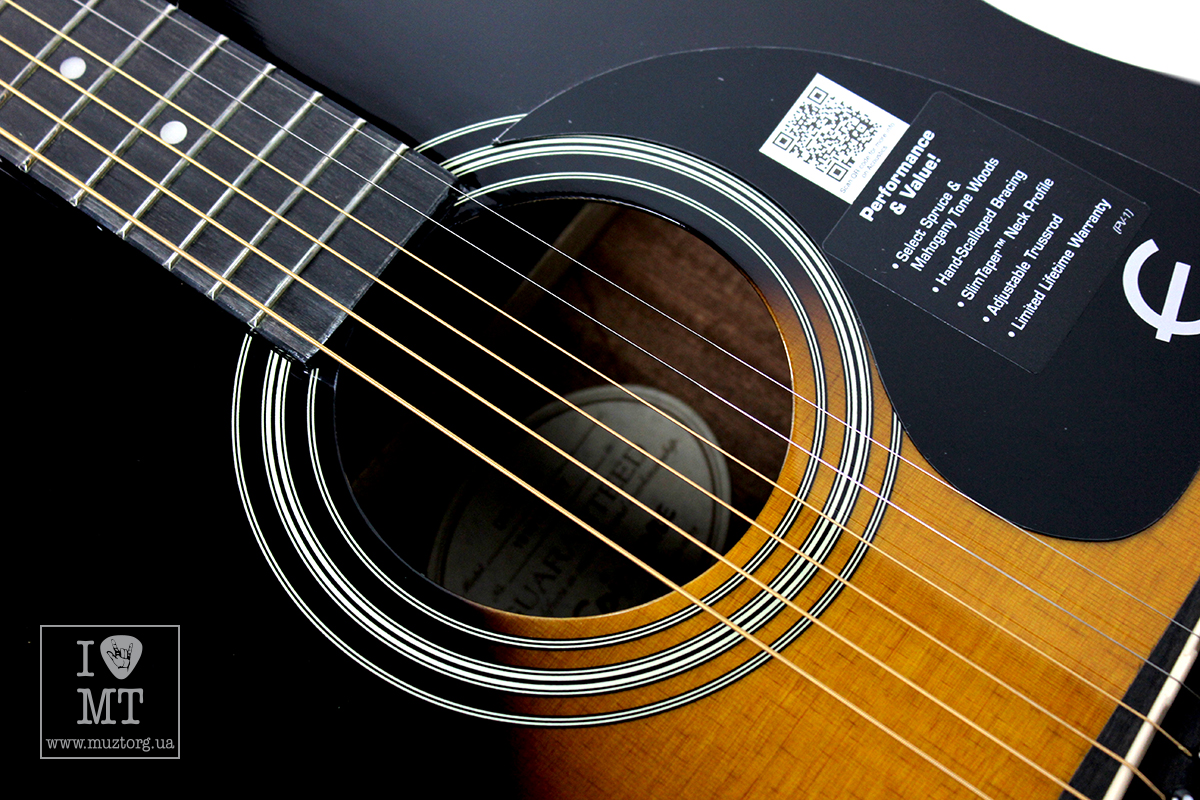 Гитара акустическая EPIPHONE DR-100 VSB