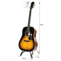 Гитара акустическая EPIPHONE DR-100 VSB