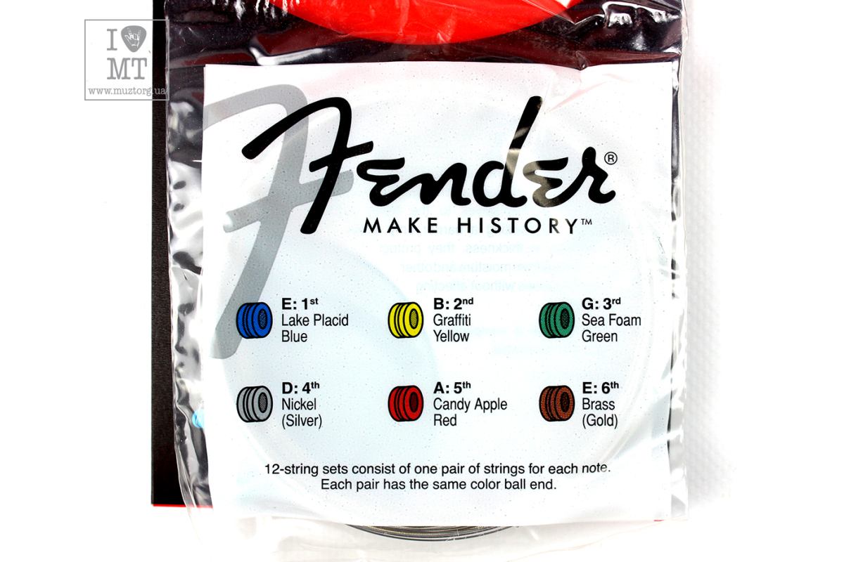 Струни для електрогітар FENDER 150L PURE NICKEL GUITAR STRING 9-42