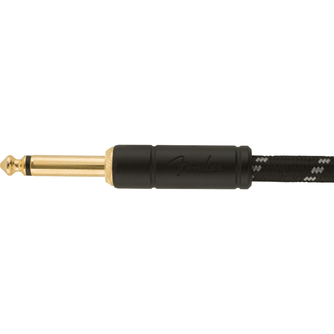 Fender Cable Deluxe Series 15' Black Tweed CABLE DELUXE SERIES 15' TWEED image 1