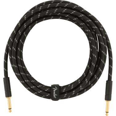 Fender Cable Deluxe Series 15' Black Tweed CABLE DELUXE SERIES 15' TWEED image 8634