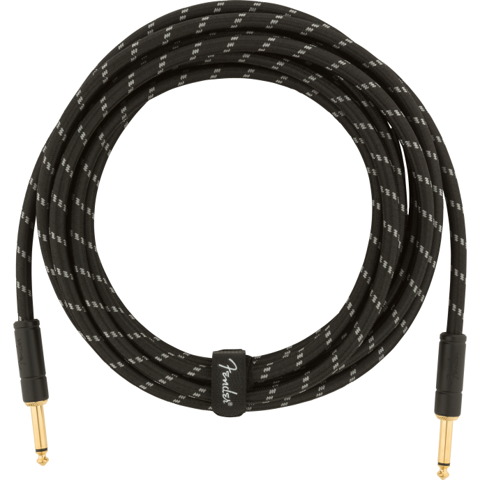 Fender Cable Deluxe Series 15' Black Tweed CABLE DELUXE SERIES 15' TWEED image