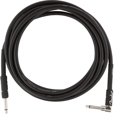 Fender Cable Professional Series 10' Angled Black CABLE PROFESSIONAL SERIES 10' ANGLED BLACK image 530