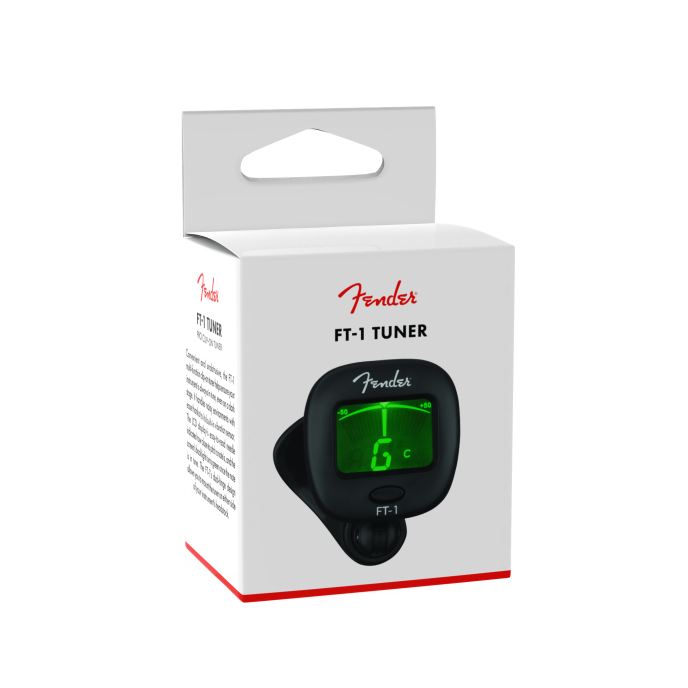 Fender FT-1 Pro Clip-On Tuner FT-1 PRO CLIP-ON TUNER BLACK obrázek 5