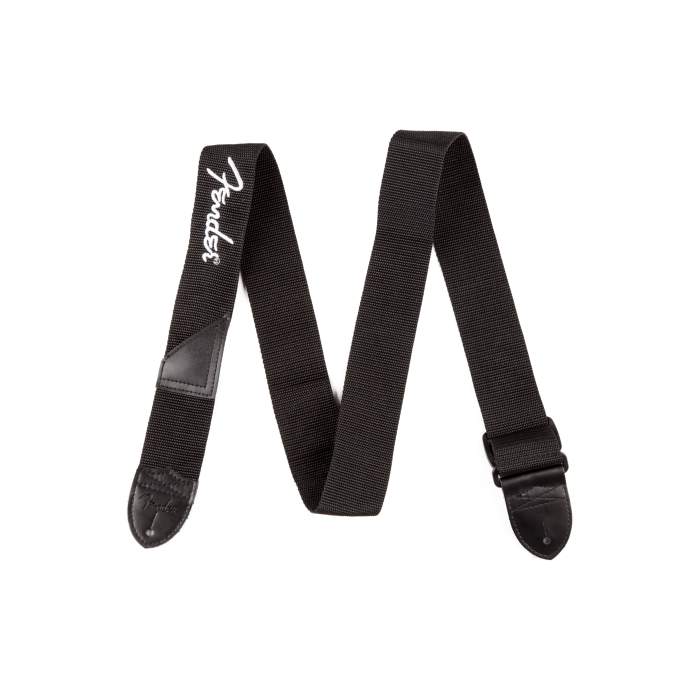 Fender Strap 2" Black with White Logo STRAP 2 image