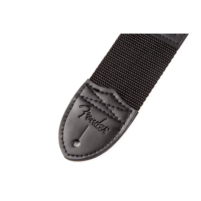 Fender Strap 2" Black with Yellow Logo STRAP 2 image 1