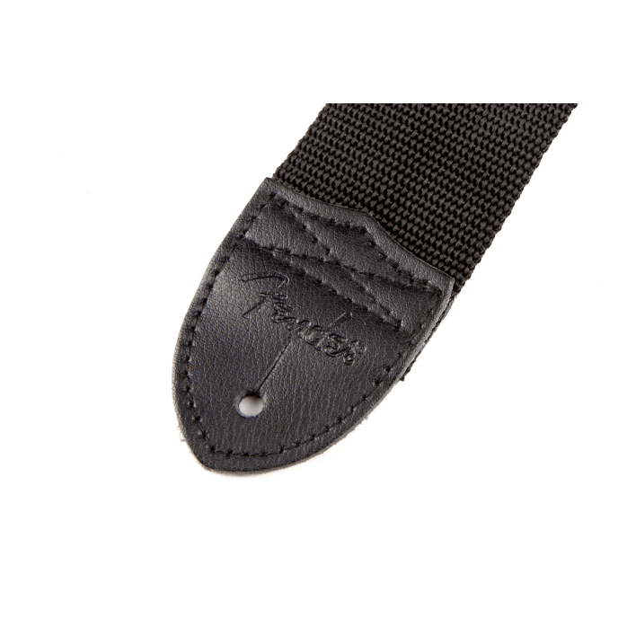 Fender Strap 2" Fender Black Strap  with Gray Logo STRAP 2 image 1