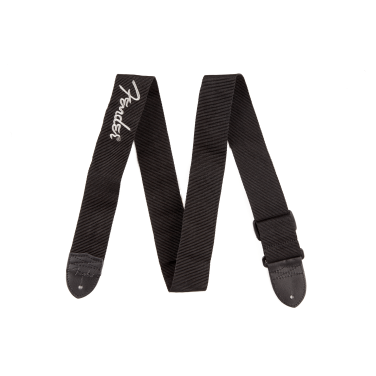 Fender Strap 2" Fender Black Strap  with Gray Logo STRAP 2 image 8645