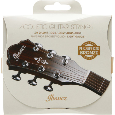 Ibanez IACSP6C Acoustic Guitar String 12-53 COATED IACSP6C ACOUSTIC GUITAR STRING 12-53 COATED image 8676