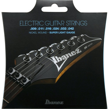 Ibanez IEGS6 Electric Guitar Strings 09-42 IEGS6 ELECTRIC GUITARS STRING 09-42 image 8680