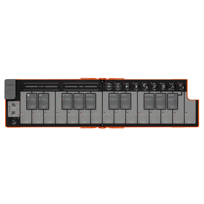 KORG nanoKEY Fold Lava Orange nanoKEY Fold Lava Orange image 2