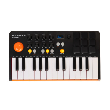 ROCKDALE ELEMENT MIDI KEYBOARD BLACK ELEMENT MIDI KEYBOARD BLACK image 6486