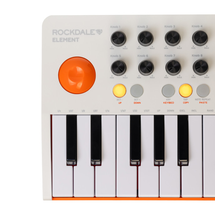 ROCKDALE ELEMENT MIDI KEYBOARD WHITE ELEMENT MIDI KEYBOARD WHITE image 2