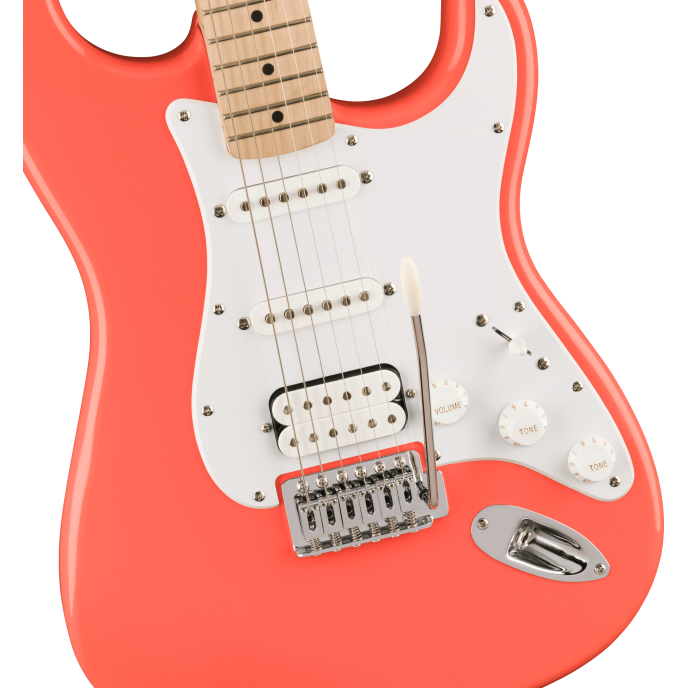 Squier Sonic Stratocaster HSS MN SONIC STRATOCASTER HSS MN TAHITY CORAL image 1